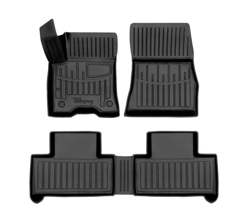 Резиновые 3D коврики Mercedes EQB (X243) 2021+ (Stingray)