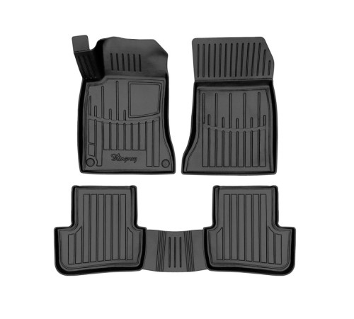 Гумові 3D килимки Mercedes W176 A 2012-2018 (Stingray)