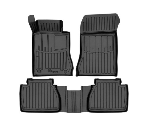 Гумові 3D килимки Mercedes W210 E 1995-2002 2WD (Stingray)