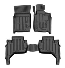 Гумові 3D килимки Mitsubishi L200 (KAOT) 2006-2015 праве кермо (Stingray)