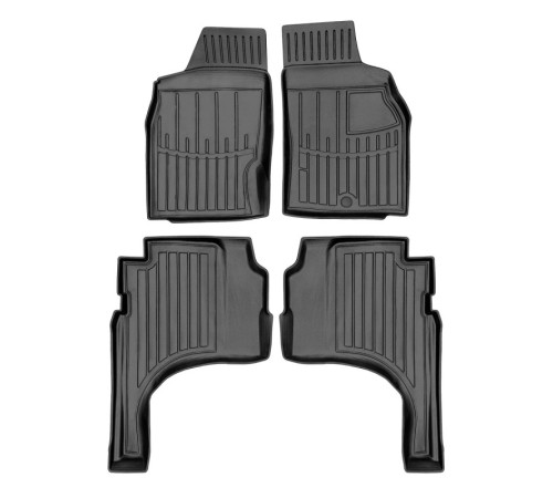 Гумові 3D килимки Mitsubishi L200 (K60T) 1996-2006 праве кермо (Stingray)