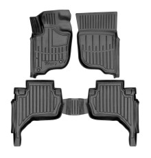 Гумові 3D килимки Mitsubishi L200 (KAOT) 2006-2015 (Stingray)