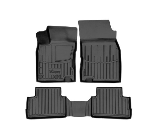 Гумові 3D килимки Nissan Qashqai (J11) 2014-2021 (Stingray)