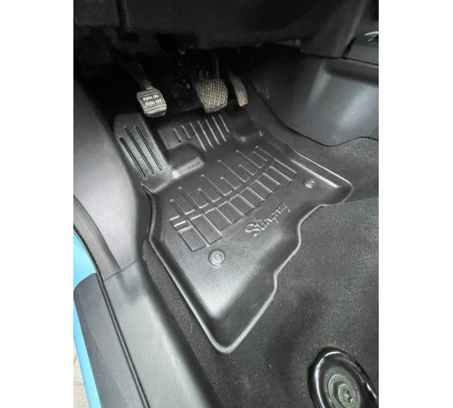 Резиновые 3D коврики Nissan Leaf (ZE0) 2010-2017 (Stingray)