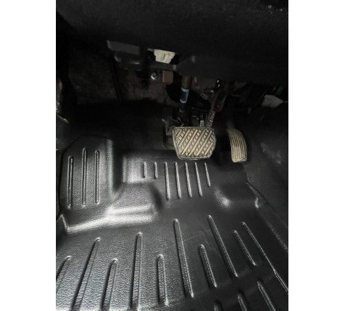Резиновые 3D коврики Nissan Leaf (ZE0) 2010-2017 (Stingray)