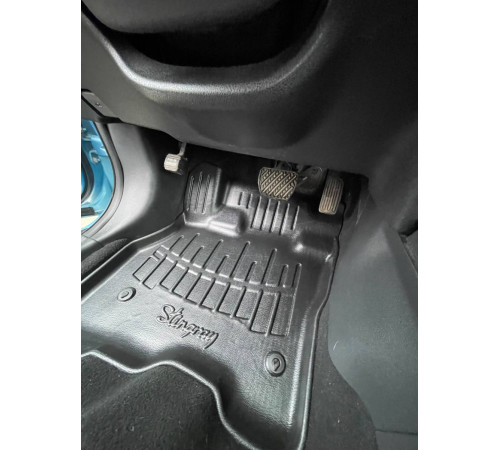 Резиновые 3D коврики Nissan Leaf (ZE0) 2010-2017 (Stingray)