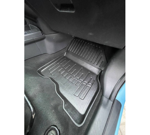 Резиновые 3D коврики Nissan Leaf (ZE0) 2010-2017 (Stingray)