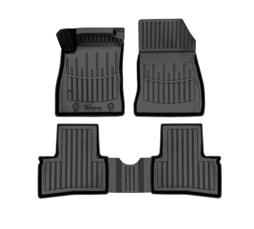 Резиновые 3D коврики Nissan Juke I 2010-2019 (Stingray)