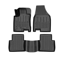 Гумові 3D килимки Nissan Qashqai+2 2008-2014 (Stingray)