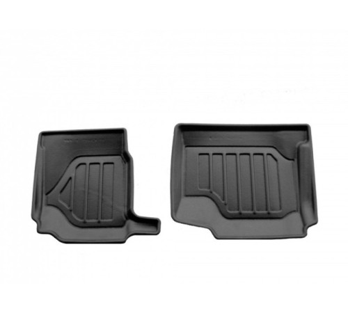 Гумові 3D килимки 3 ряд Nissan Qashqai+2 2008-2014 (Stingray)