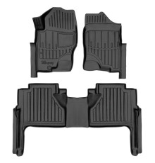 Гумові 3D килимки Nissan Navara (D40) 2005-2010 (Stingray)
