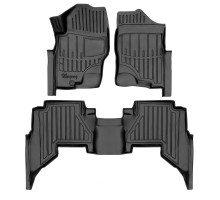 Гумові 3D килимки Nissan Pathfinder III (R51) 2005-2010 (Stingray)