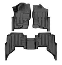 Гумові 3D килимки Nissan Pathfinder III (R51) 2005-2010 (Stingray)