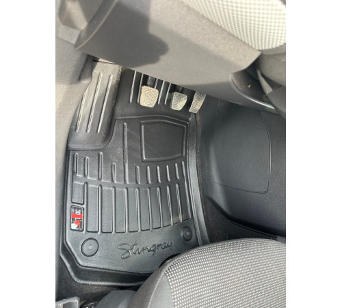 Гумові 3D килимки для Opel Zafira B 2005-2011 (Stingray)