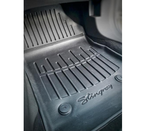 Гумові 3D килимки Opel Astra J 2009-2015 (Stingray)