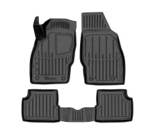 Резиновые 3D коврики Opel Corsa E 2014-2019 (Stingray)