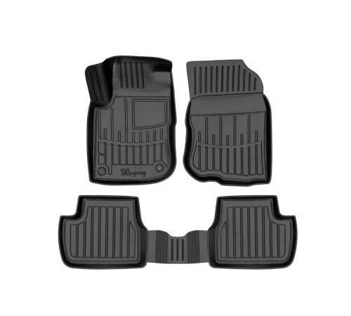 Резиновые 3D коврики Peugeot 2008 I (2013-2019) (Stingray)