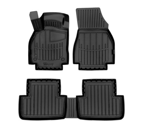 Гумові 3D килимки Renault Megane II 2002-2009 (Stingray)