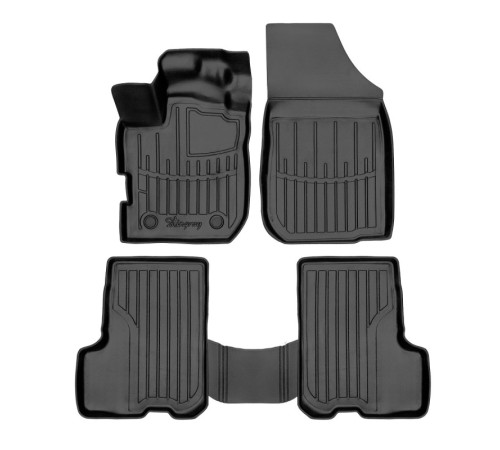 Гумові 3D килимки Renault Logan II 2012-2020 (Stingray)