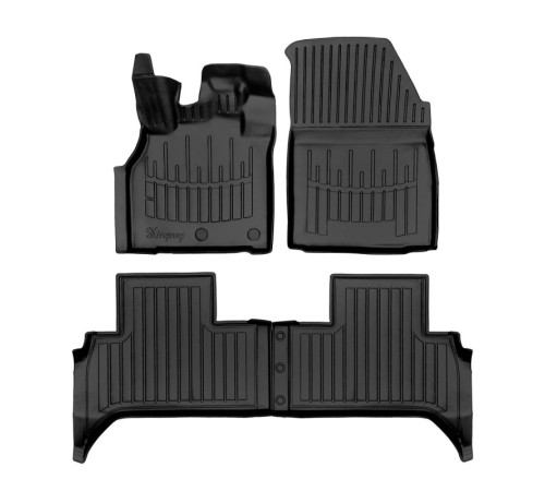 Гумові 3D килимки Renault Scenic III 2009-2016 (Stingray)