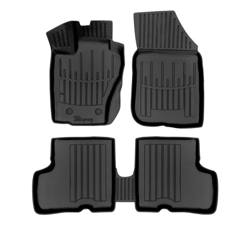 Гумові 3D килимки Renault Duster I 2010-2015 4WD (Stingray)