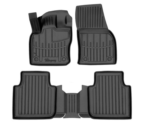 Гумові 3D килимки Skoda Kodiaq 2016-2024 (Stingray)
