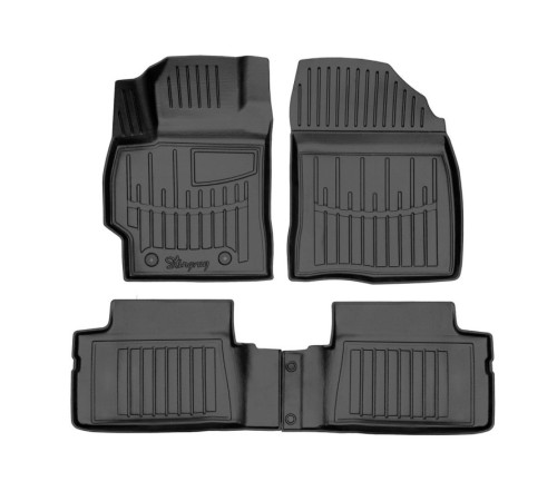 Гумові 3D килимки Toyota Auris (E150) 2007-2012 (Stingray)