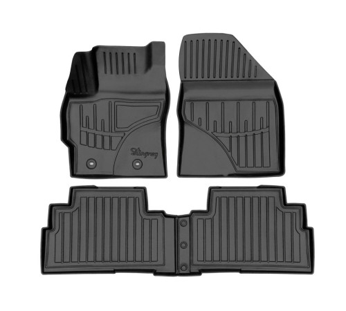Гумові 3D килимки Toyota Verso (R20) 2009-2018 (Stingray)