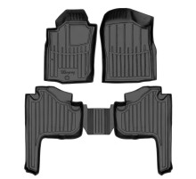 Резиновые 3D коврики Toyota Hilux VII 2004-2015 Crew Cab (Stingray)