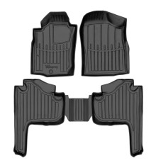 Гумові 3D килимки Toyota Hilux VII 2004-2015 Crew Cab (Stingray)