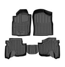 Гумові 3D килимки Toyota Land Cruiser Prado (J90) 3 двері 1996-2002 (Stingray)