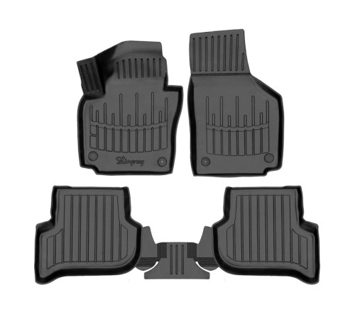 Гумові 3D килимки Volkswagen Golf Plus 2005-2014 (Stingray)