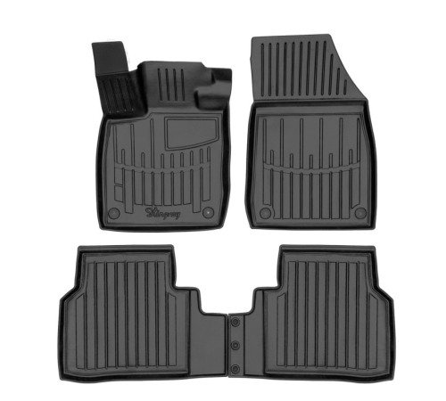 Гумові 3D килимки Skoda Enyaq IV 2021+ (Stingray)