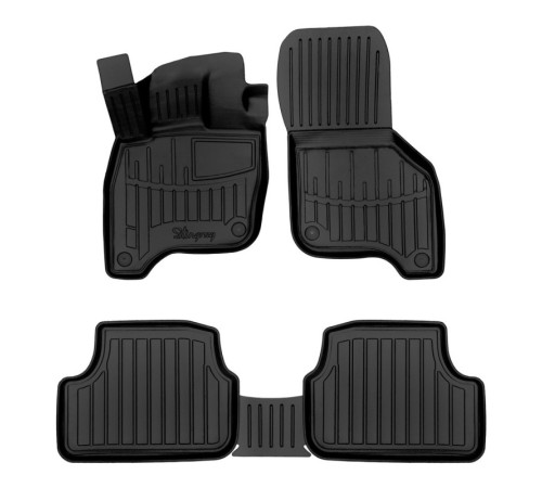 Гумові 3D килимки Volkswagen e-Golf 2014-2020 (Stingray)