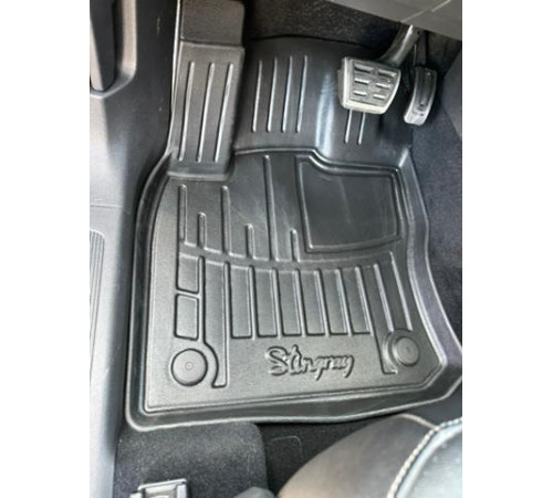 Гумові 3D килимки Volkswagen Tiguan Allspace 2016+ (Stingray)