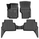 Гумові 3D килимки Volkswagen Amarok I 2010-2022 (Stingray)