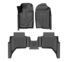 Гумові 3D килимки Volkswagen Amarok II 2022+ (Stingray)