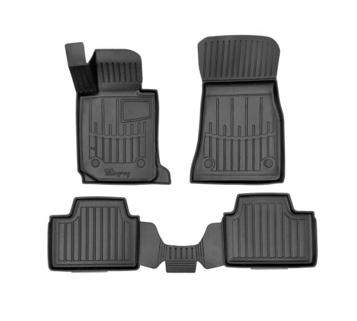 Гумові 3D килимки BMW 3 (F30) 2011-2019 (Stingray)