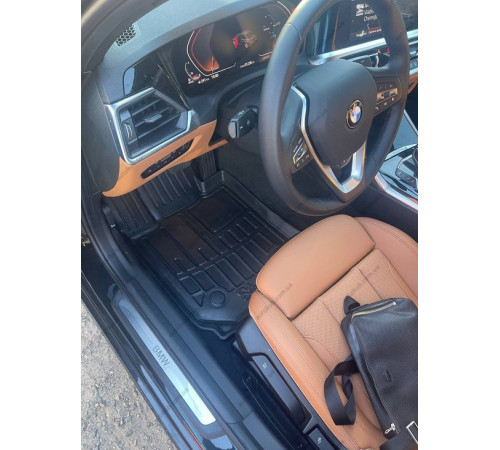 Гумові 3D килимки BMW 3 (G20) 2019+ (Stingray)