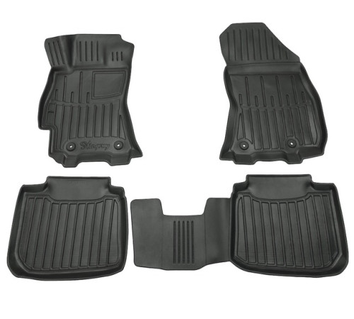 Гумові 3D килимки Subaru Outback (BS) 2014-2019 (Stingray)