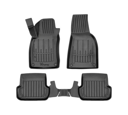 Гумові 3D килимки Audi A4 (B6) 2000-2004 (Stingray)