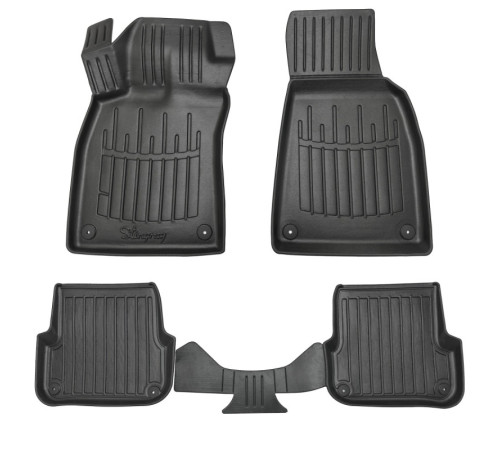 Гумові 3D килимки Audi A6 (C6) 2004-2006 (Stingray)