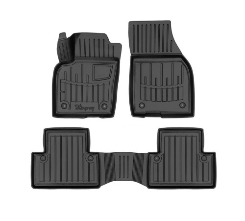 Гумові 3D килимки Volvo S40 II 2004-2012 (Stingray)