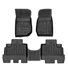 Гумові 3D килимки Jeep  Wrangler JK 2007-2018 5 дверей (Stingray)
