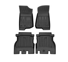 Гумові 3D килимки Jeep Wrangler JL (5 door). Килими 3Д Джип Вранглер 2018+ 5 дверей