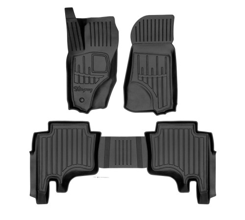 Гумові 3D килимки Jeep Grand Cherokee III WK 2005-2010 (Stingray)