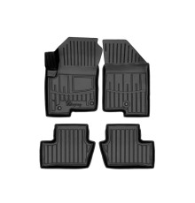 Гумові 3D килимки Jeep Compass I 2006-2016 2 кліпси (Stingray)