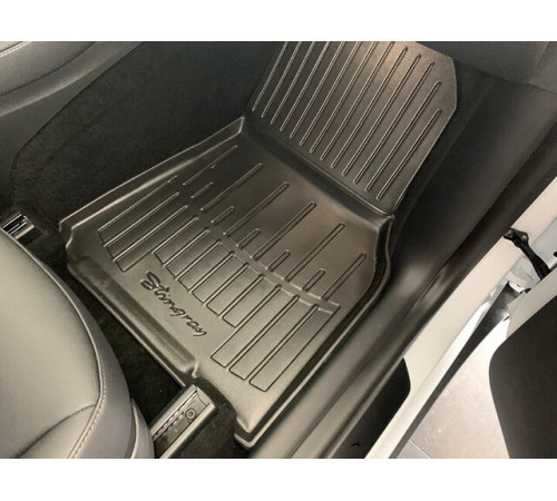 Гумові 3D килимки Tesla Model Y 2019+ Revised mount (Stingray)