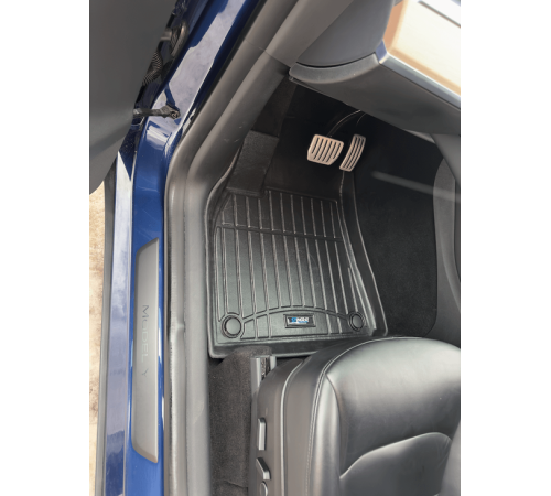 3D килимки з бортиками 70 мм для Tesla Model Y 2019+ (Revised mount) (Stingray Premium line)