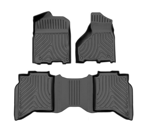 Гумові 3D килимки Dodge RAM 1500 2009-2018 Crew cab (Stingray)